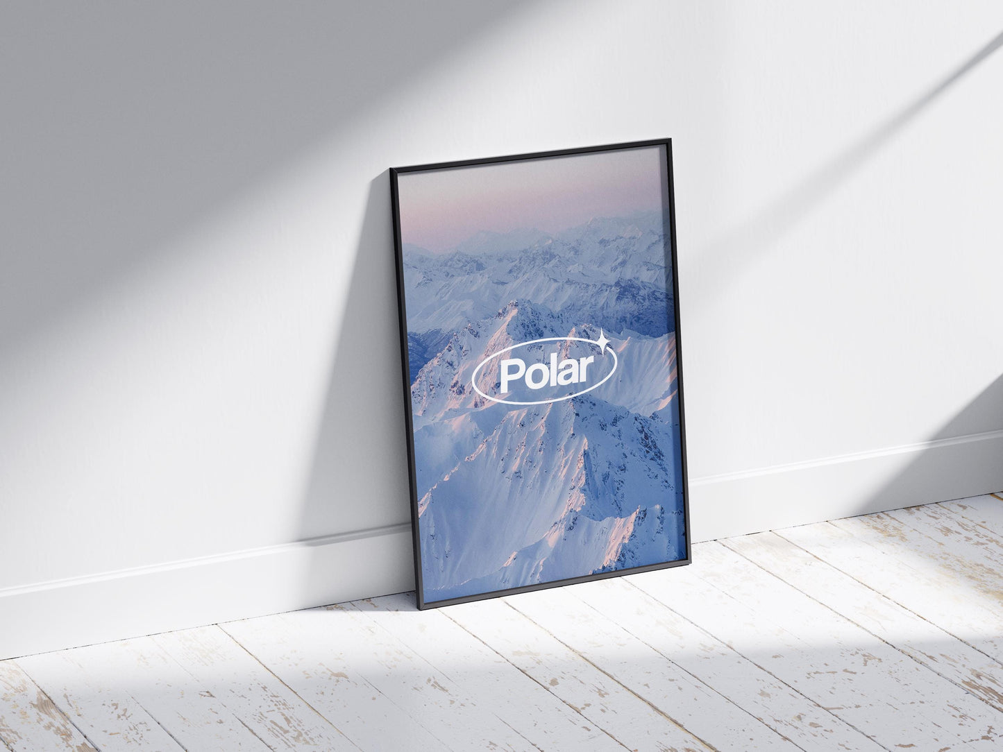 Mountain Range Polar Print
