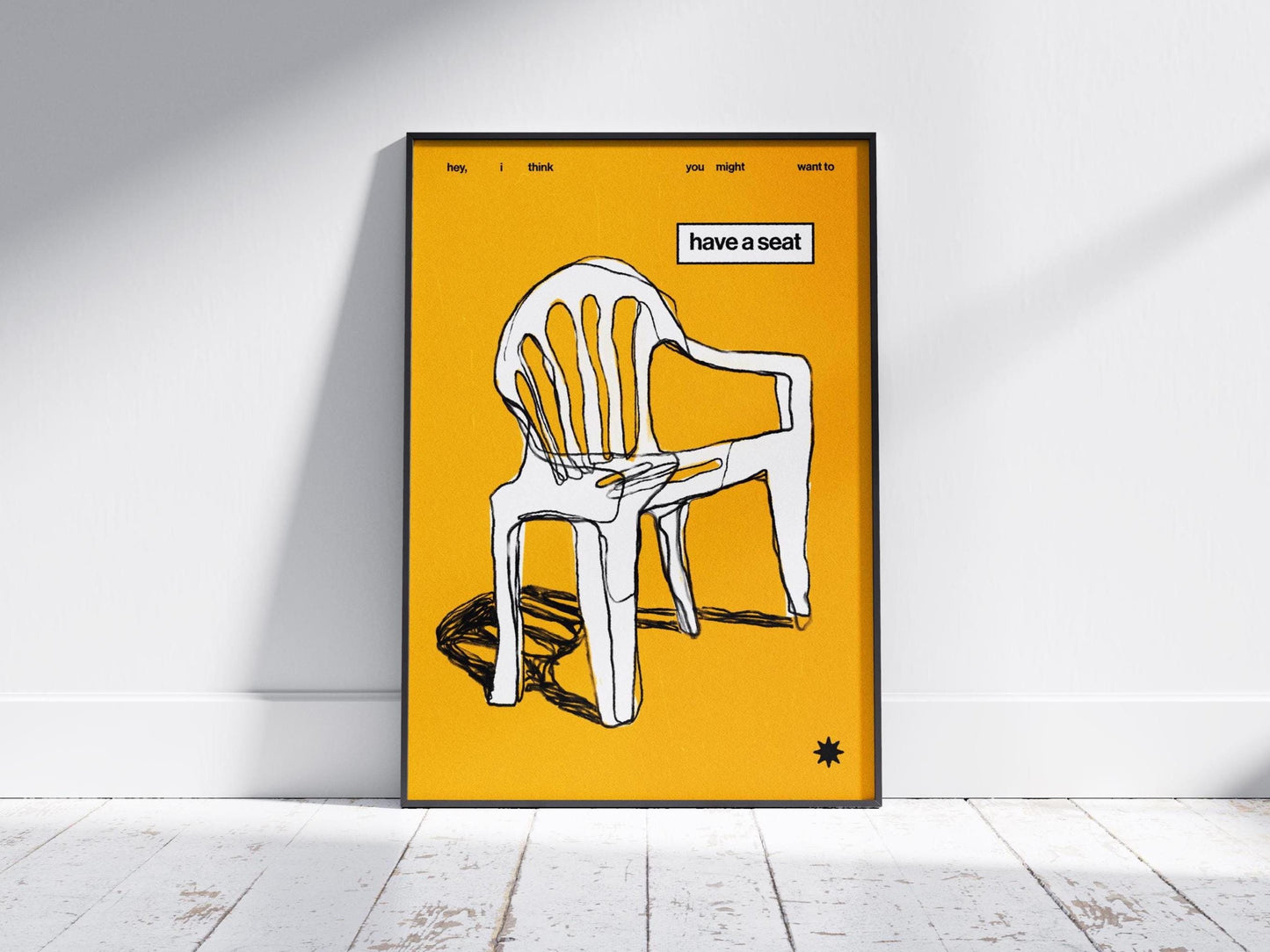 Yellow Chair Print