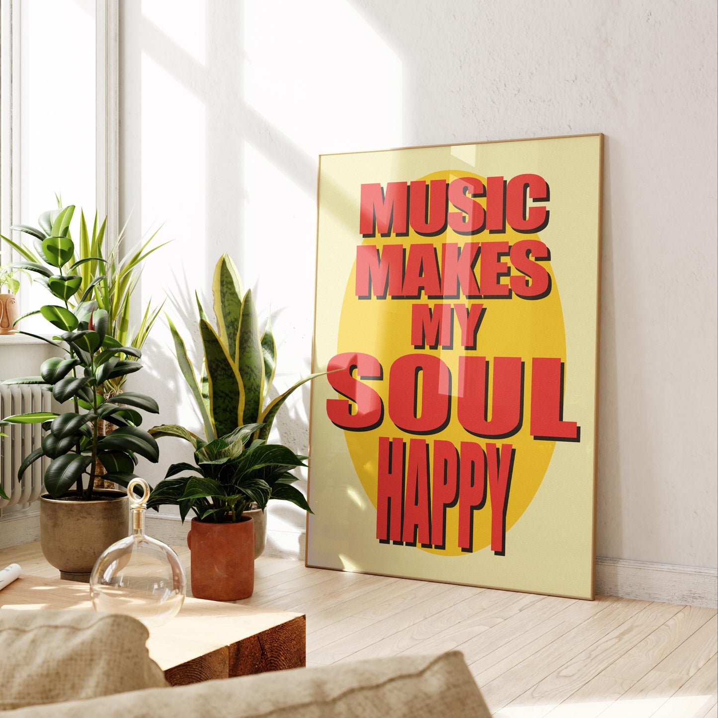 Music Makes My Soul Happy Print