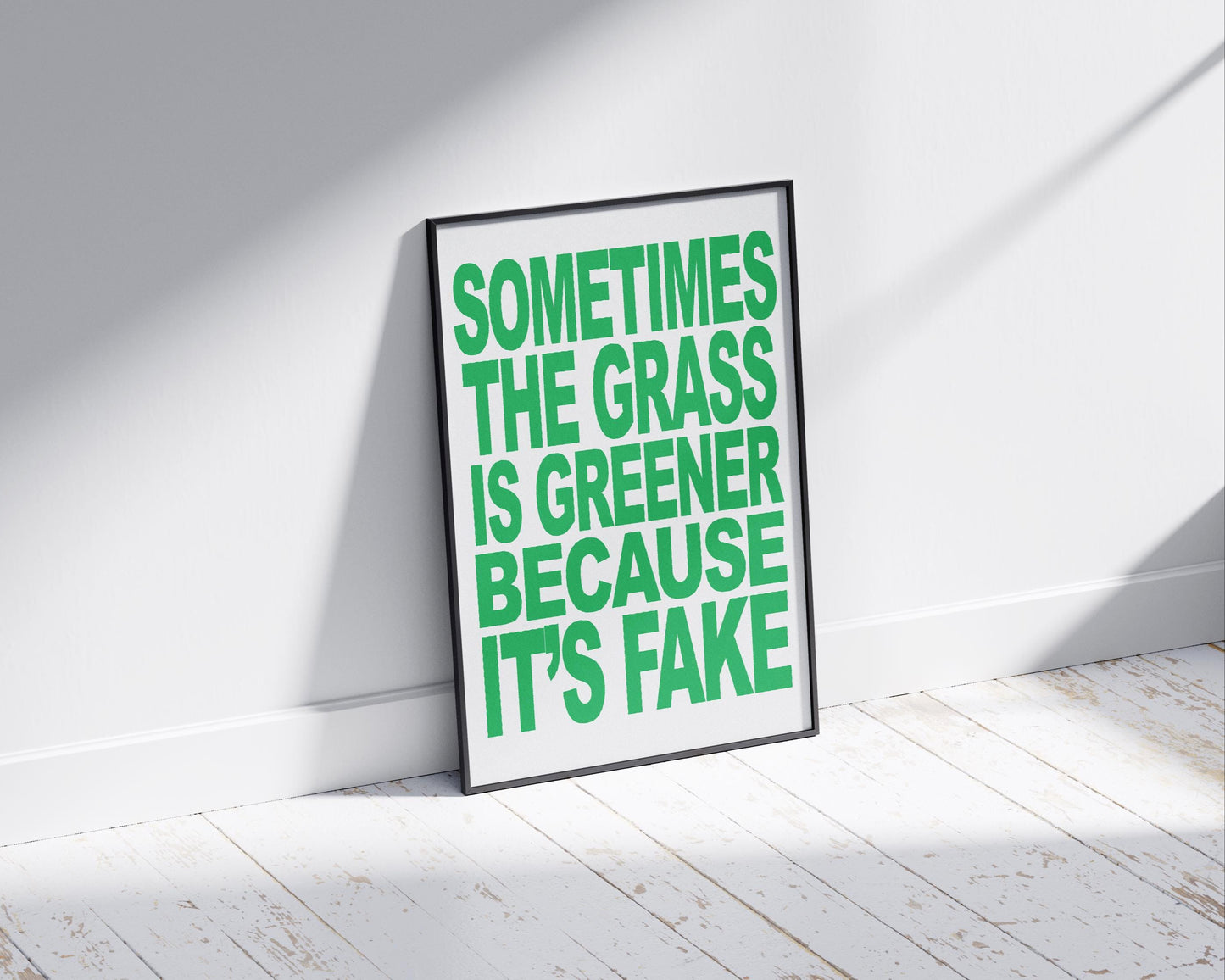Sometimes the Grass is Greener