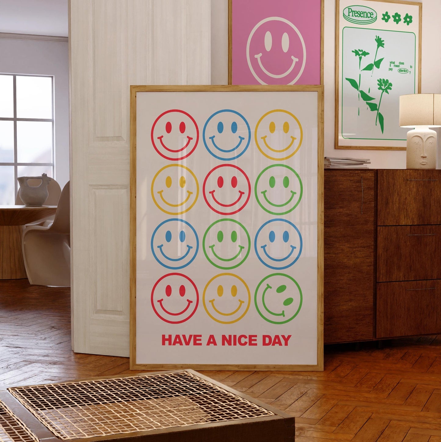 Smiley Face Print