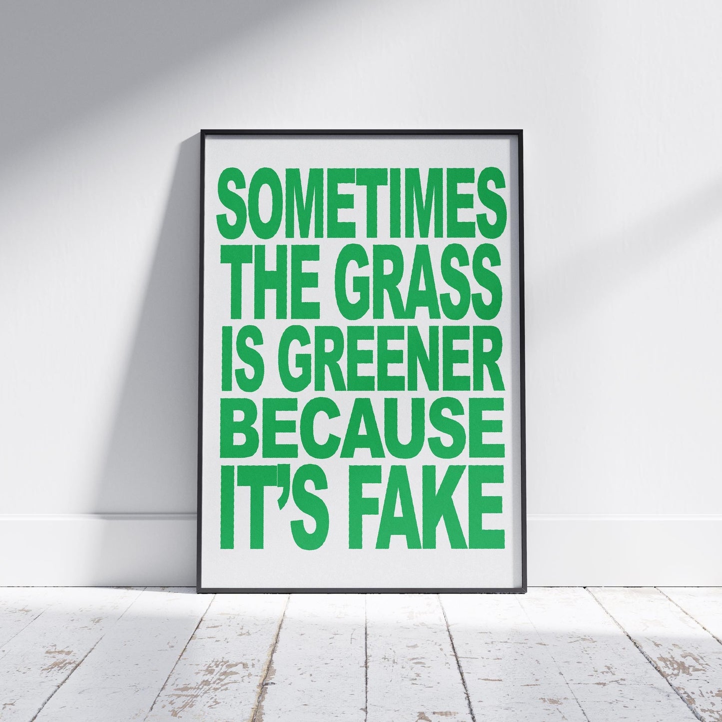 Sometimes the Grass is Greener