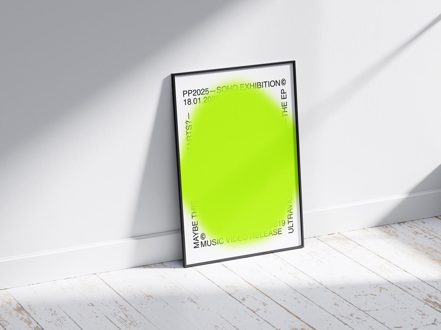 Soho Green Print
