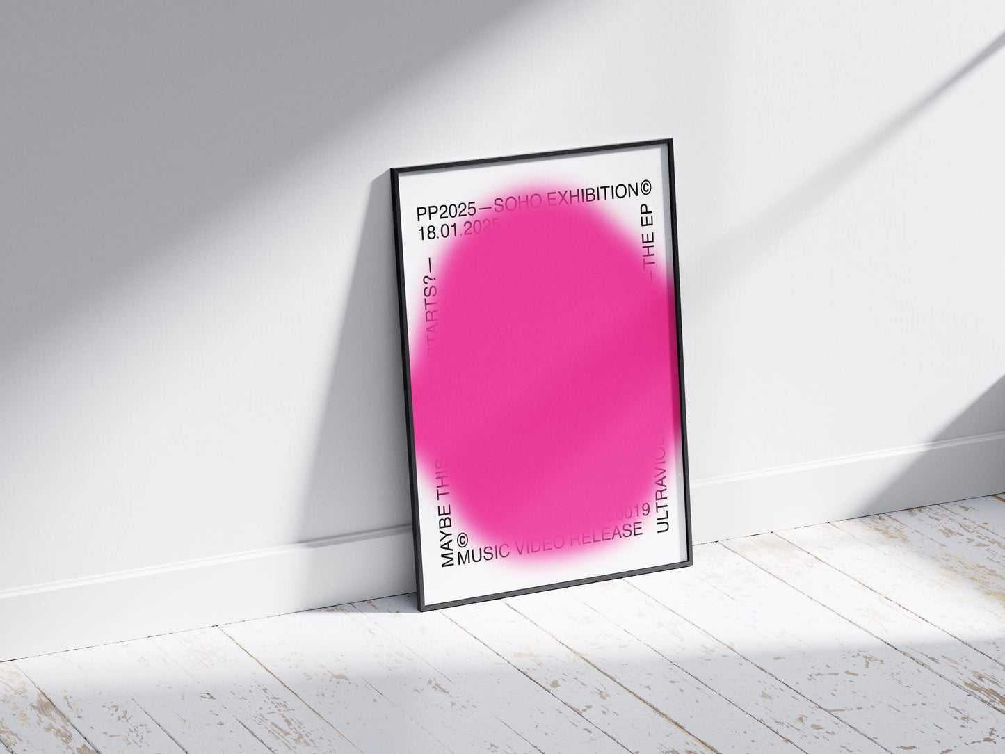 Pink Graffiti Print
