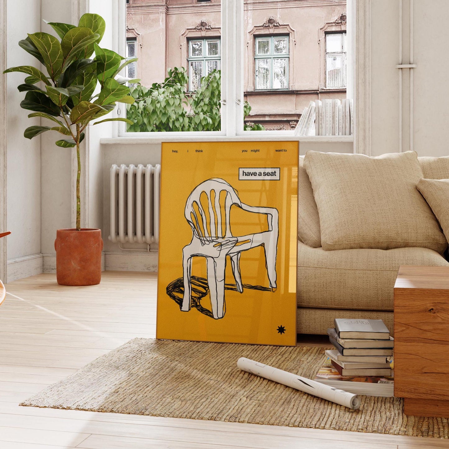 Yellow Chair Print