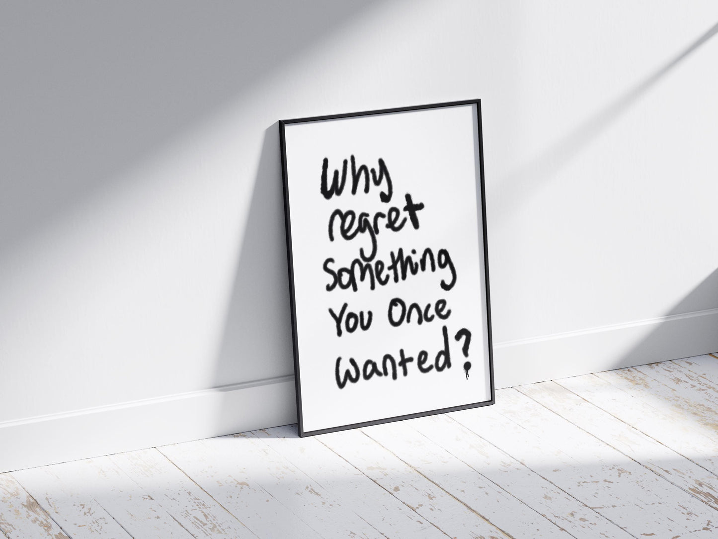 Why Regret Something You Once Wanted?