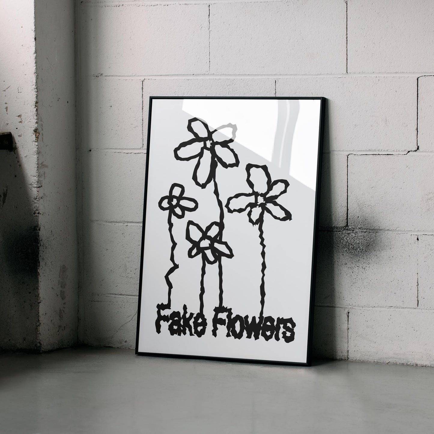 Fake Flowers Print
