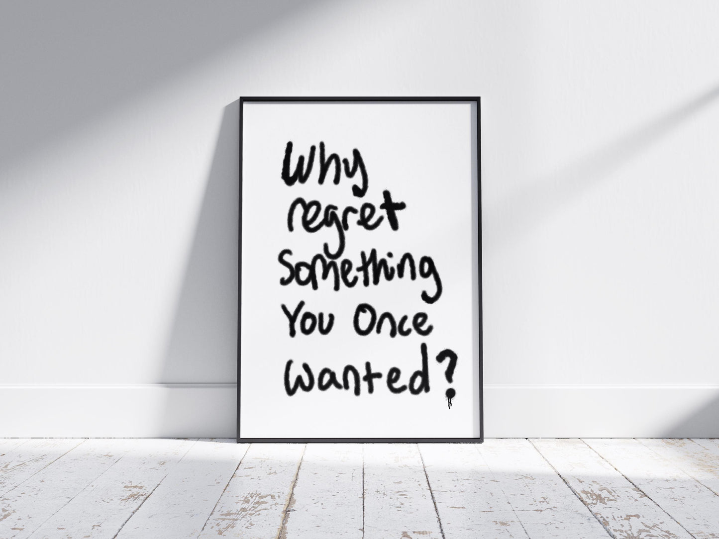 Why Regret Something You Once Wanted?