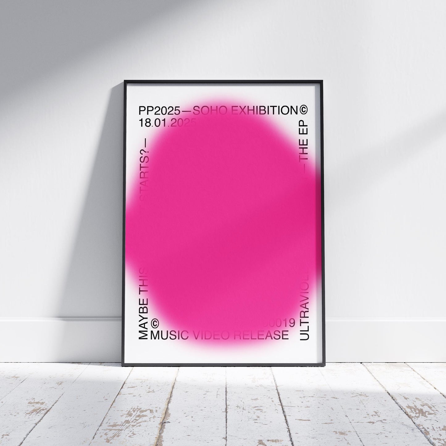 Pink Graffiti Print