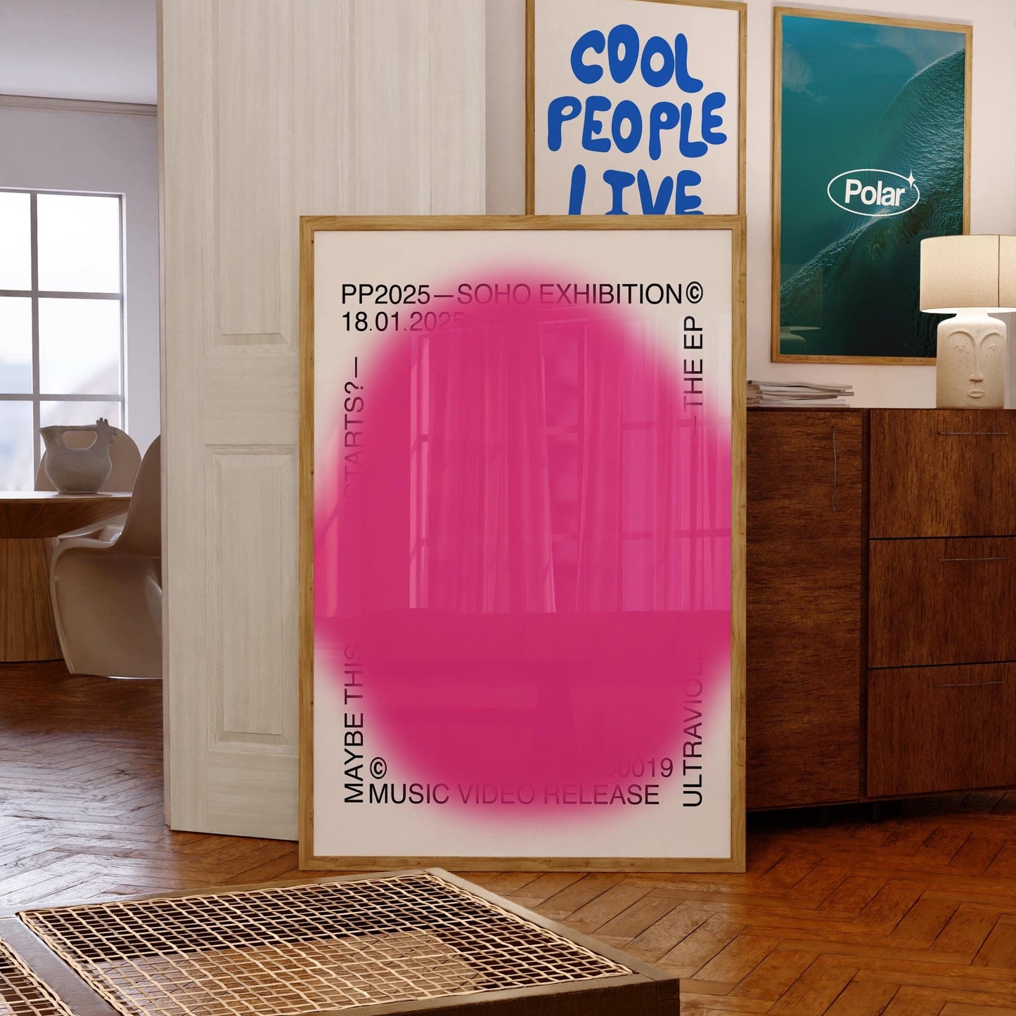 Pink Graffiti Print