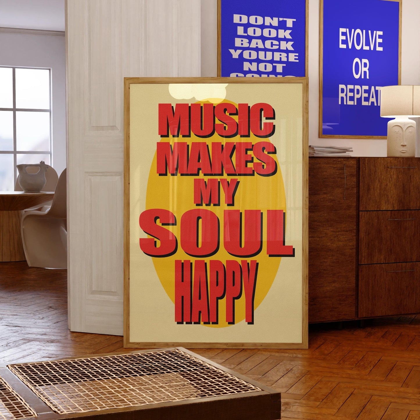 Music Makes My Soul Happy Print