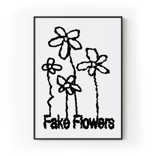 Fake Flowers Print
