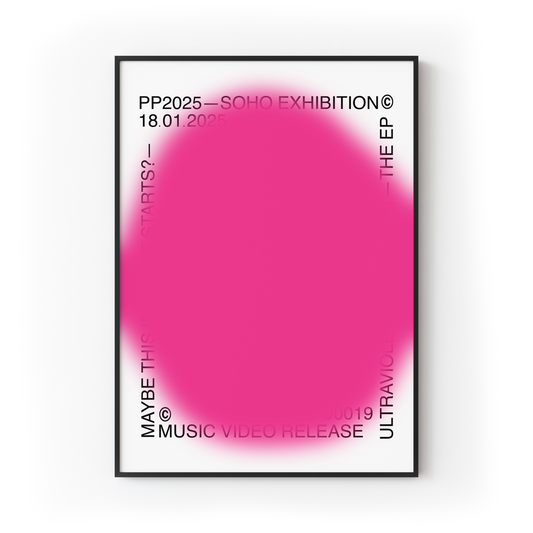 Pink Graffiti Print