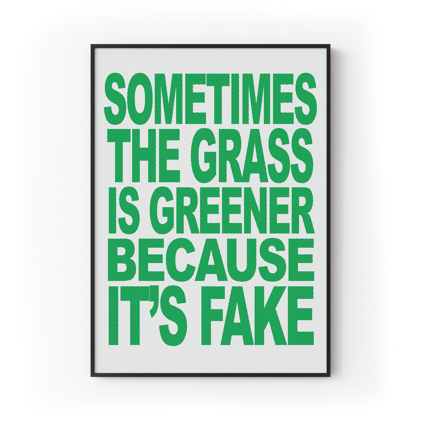Sometimes the Grass is Greener